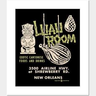 Vintage Luau Room Tiki Bar New Orleans Posters and Art